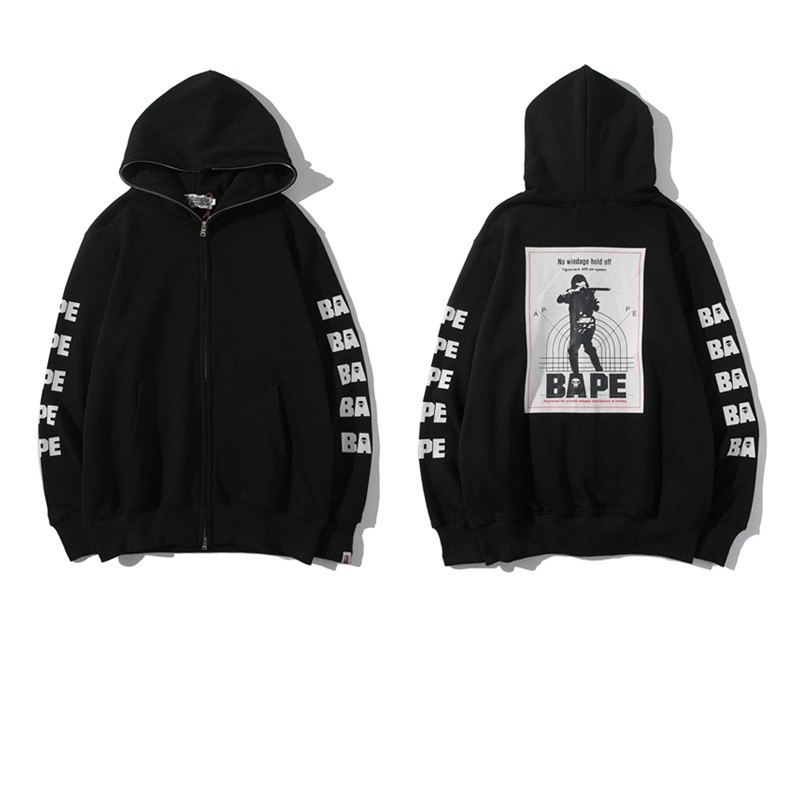 Bape Hoodie Black M~2XL B15XC6638